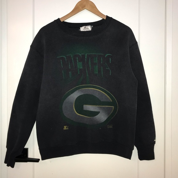 Vintage 90’s Starter Green Bay Packers Graphic Crewneck - Picture 1 of 4